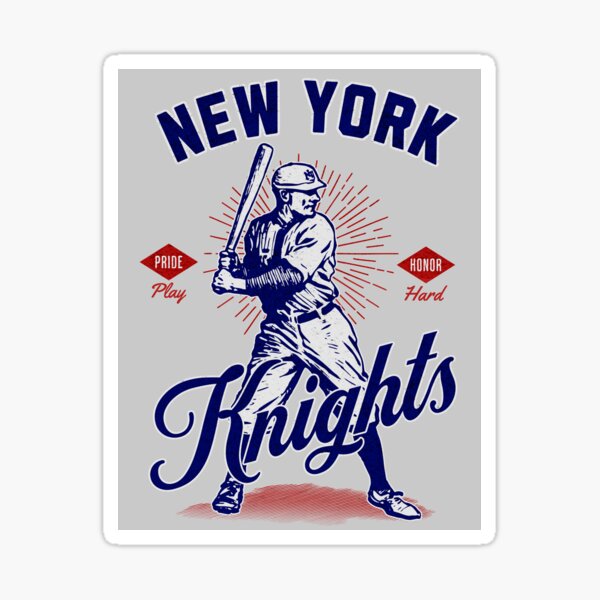 New York Knights Ball Club seal patch Poster for Sale by alhern67