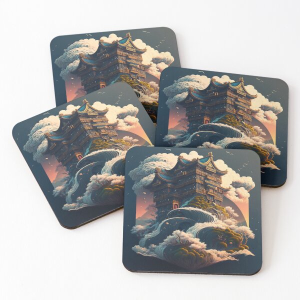 Item preview, Castle in the Sky Great Wave Japanese designed and sold by SamuraiSwords.