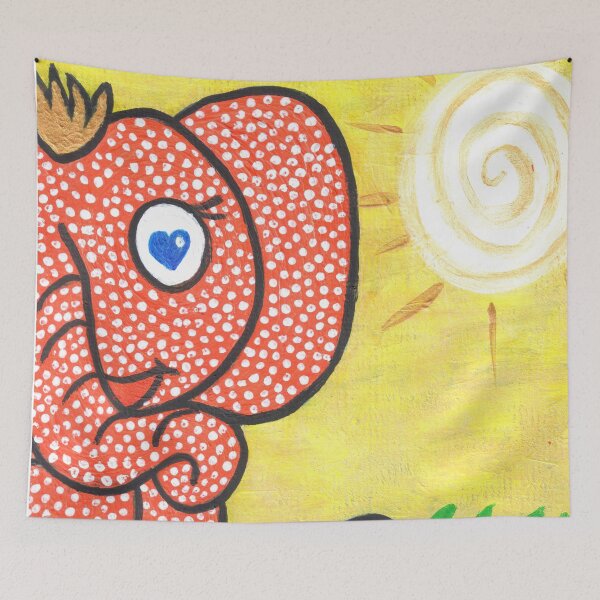 Item preview, Vibrant Elephant  designed and sold by VibrantArtwork.