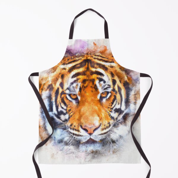 Item preview, Tiger Screen , Fear The Tiger , Watercolor Painting designed and sold by Color-Me-Blue.