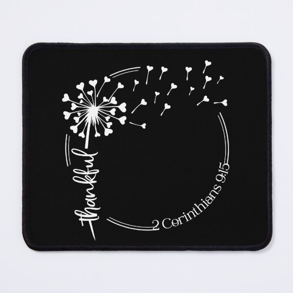 Item preview, Christian Dandelion design - thankful - 2 Corinthians 9:15 designed and sold by simplydesignart.