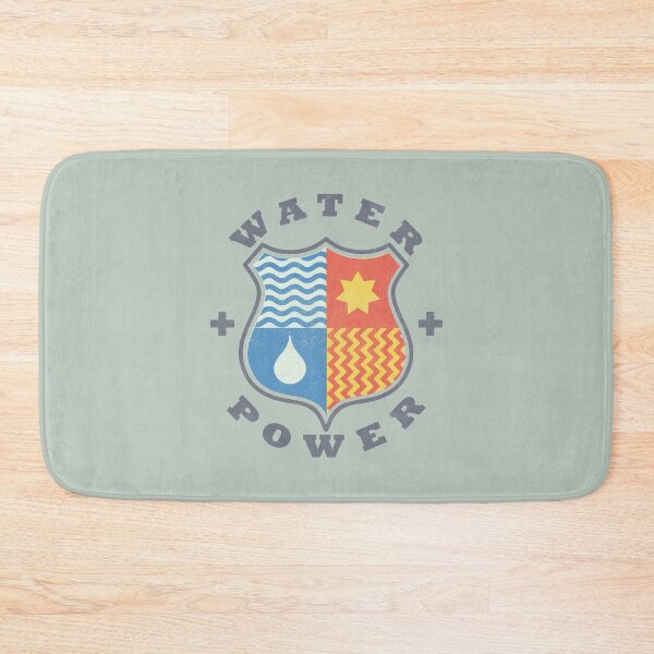 Item preview, water + power shield - for light background designed and sold by BrownWoodRobot.