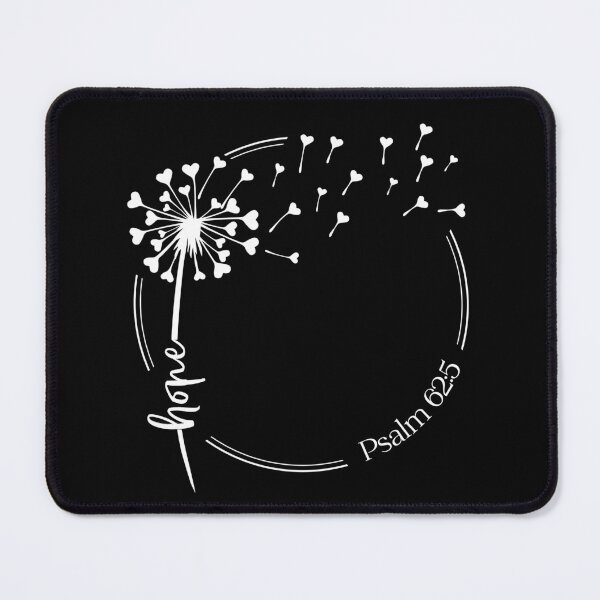 Item preview, Christian Dandelion design - hope - Psalm 62:5 designed and sold by simplydesignart.