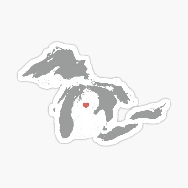 Michigan Love Sticker