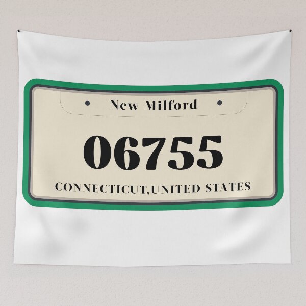 Item preview, Zip code for New Milford, Connecticut designed and sold by nistee.