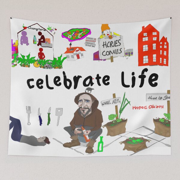Item preview, Celebrate Life - 2 of 3 designed and sold by WildPenDesign.