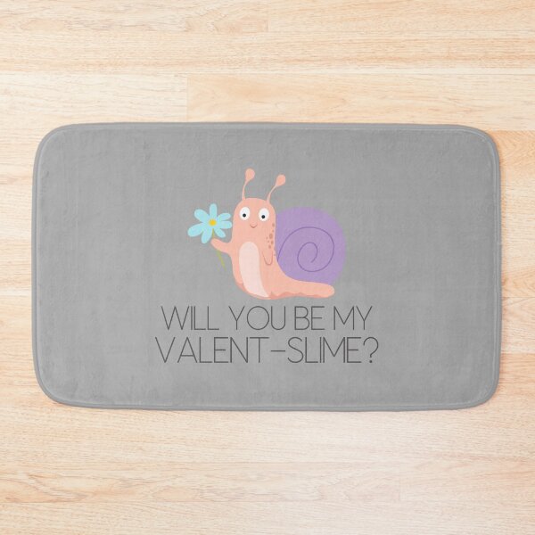 Item preview, Will You Be My Valent-Slime - Snail Pun designed and sold by KGoPrintables.