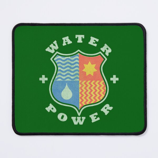 Item preview, water + power shield - for dark background designed and sold by BrownWoodRobot.