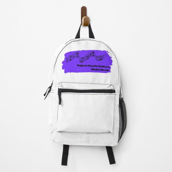 Item preview, Reject Hustle Culture - Make Music (Violet) designed and sold by T-WoodCreations.
