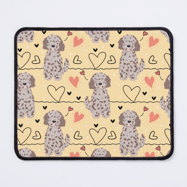 Item preview, LOVE Red Merle Goldendoodle Dog designed and sold by Lulupainting.