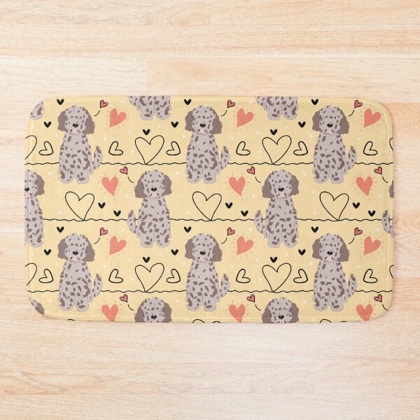 Item preview, LOVE Red Merle Goldendoodle Dog designed and sold by Lulupainting.