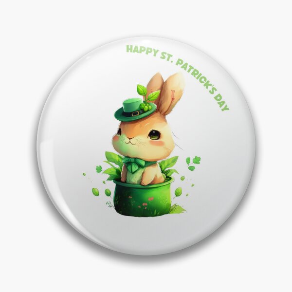Item preview, St. Patrick's day, sweet rabbit designed and sold by HarriPaloma.