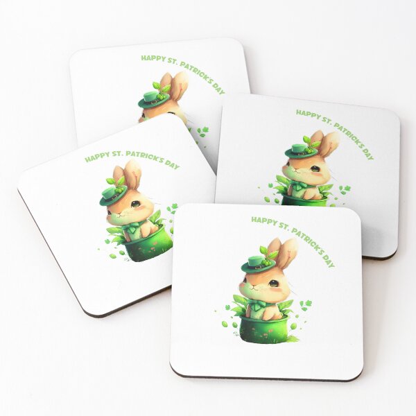 Item preview, St. Patrick's day, sweet rabbit designed and sold by HarriPaloma.