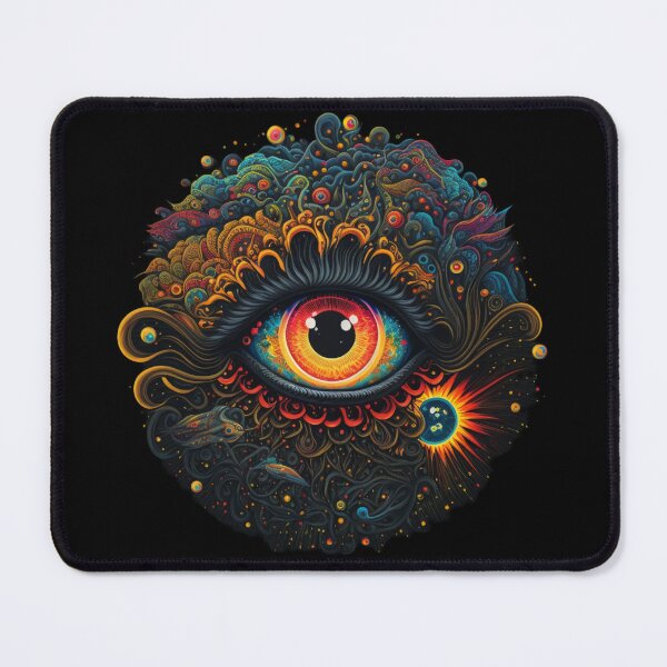 Item preview, Rainbow psychedelic eye designed and sold by Christolamber.