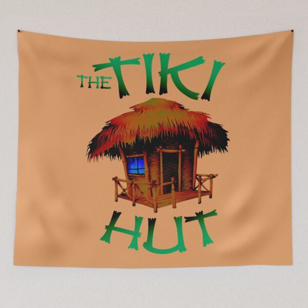 Item preview, The Tiki Hut Green  designed and sold by ChristinasMess.