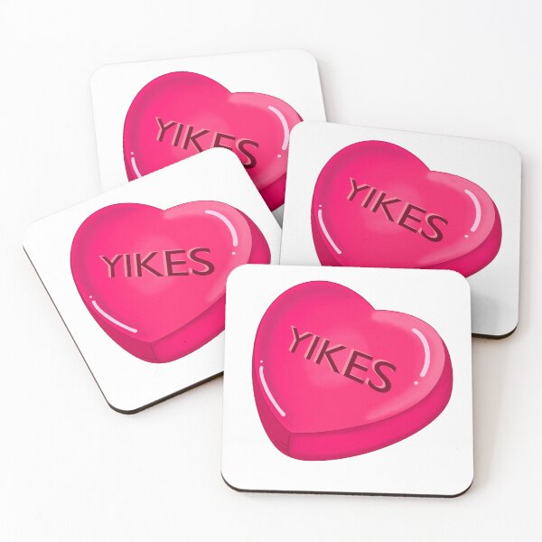Item preview, Yikes, Valentine’s Day conversation heart designed and sold by DarbyHunterArt.