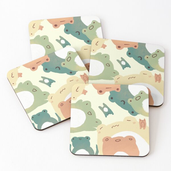 Item preview, happy frogs print designed and sold by ado-mi.