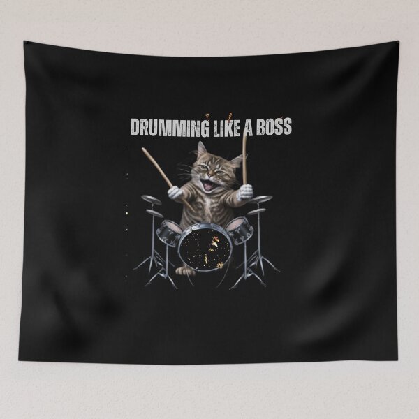 Item preview, Drumming like a boss designed and sold by blakfrog.