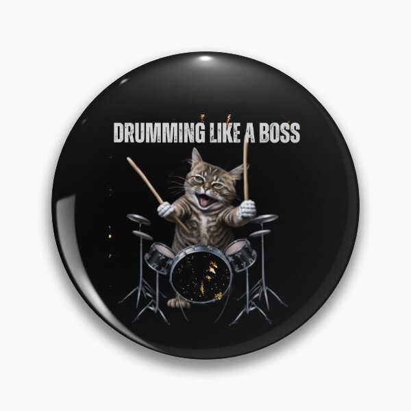 Item preview, Drumming like a boss designed and sold by blakfrog.