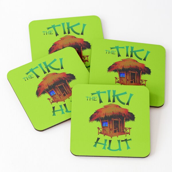 Item preview, Green Blue The Tiki Hut Green  designed and sold by ChristinasMess.
