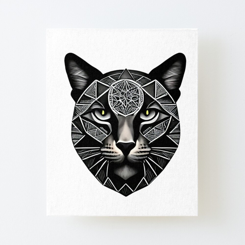 Buy Small Geometric Cat Temporary Tattoo Sticker Graphic Cat Online in  India  Etsy