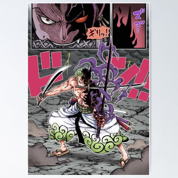 Zoro Haki Enma One Piece, an art canvas by Anime & Manga aesthetic