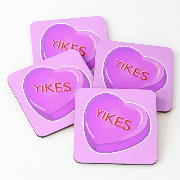 Item preview, Valentine’s Day conversation heart yikes designed and sold by DarbyHunterArt.