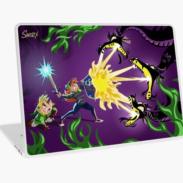 Vivian James & Link Purple Laptop Skin