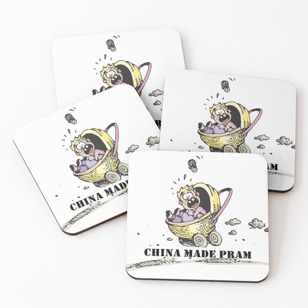 Item preview, "DANGER" China made Pram designed and sold by ThundRDownunder.