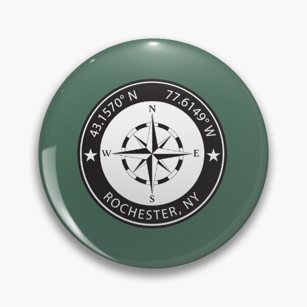 Item preview, Rochester New York Geographical Coordinates designed and sold by DeeKozey.
