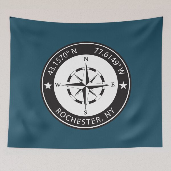 Item preview, Rochester New York Geographical Coordinates designed and sold by DeeKozey.