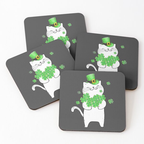 Item preview, Cat Leprechaun Cat Lover Shamrock St Patrick's Day  designed and sold by spiersturtonk.