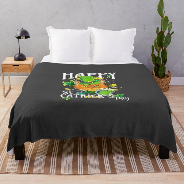 Item preview, Cat Shamrock Leprechaun Happy St Patricks Day designed and sold by spiersturtonk.