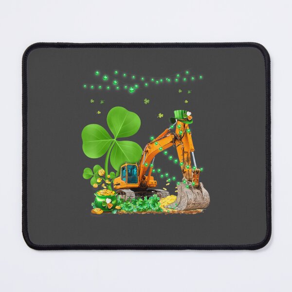 Item preview, Construction Excavator St Patricks Day Boys Girls Toddler designed and sold by spiersturtonk.