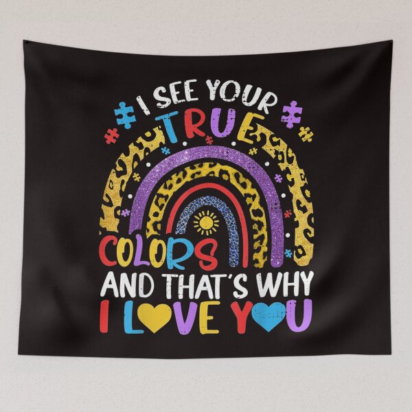 Item preview, Autism Awareness I See Your True Colors designed and sold by ginaimorgan98.