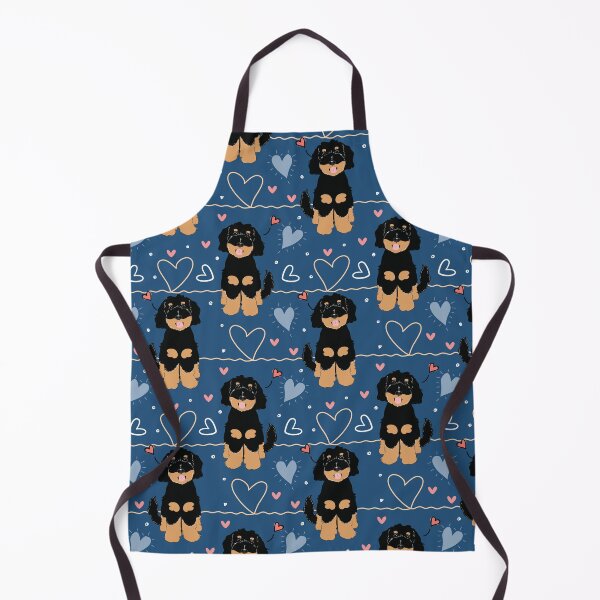 Item preview, LOVE Black Tan Phantom Goldendoodle Dog designed and sold by Lulupainting.