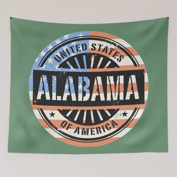 Item preview, Alabama, USA flag designed and sold by studio838.