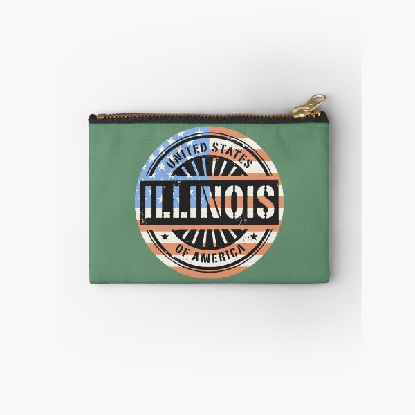 Item preview, Illinois, USA flag designed and sold by studio838.