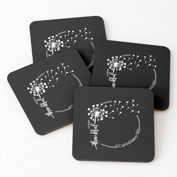 Item preview, Christian Dandelion design - thankful - 2 Corinthians 9:15 designed and sold by simplydesignart.