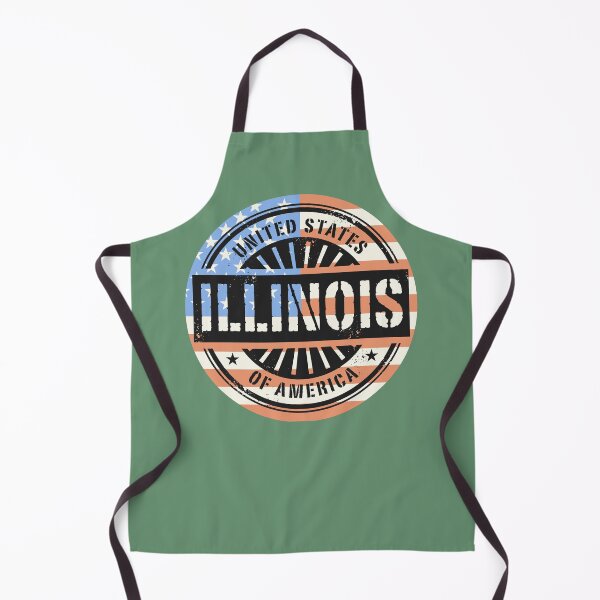 Item preview, Illinois, USA flag designed and sold by studio838.