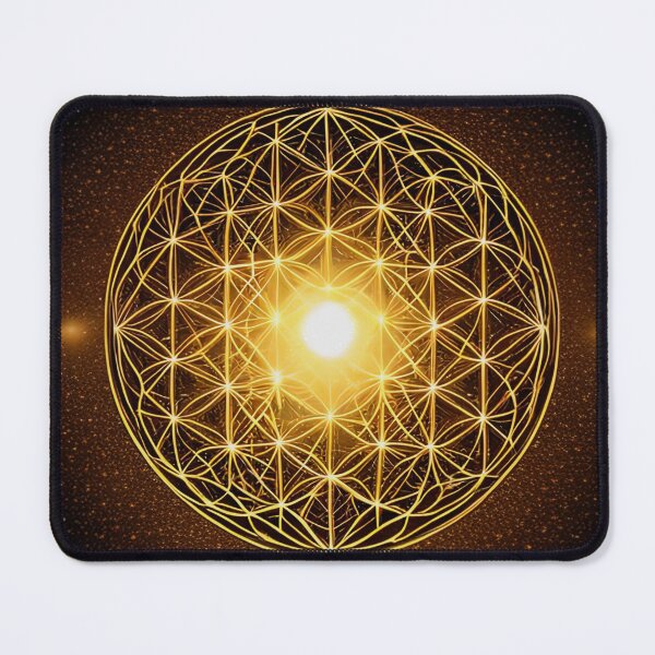 Item preview, The flower of life poster for meditation, yoga & naturopathic practice designed and sold by Jawoahl.