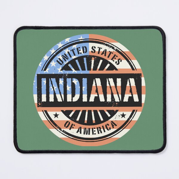 Item preview, Indiana, USA flag designed and sold by studio838.