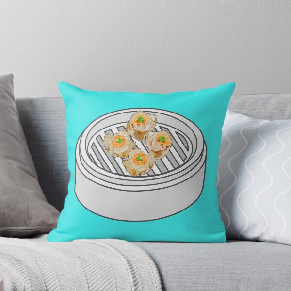 Item preview, Shumai dim sum cartoon illustration designed and sold by Misscartoon.