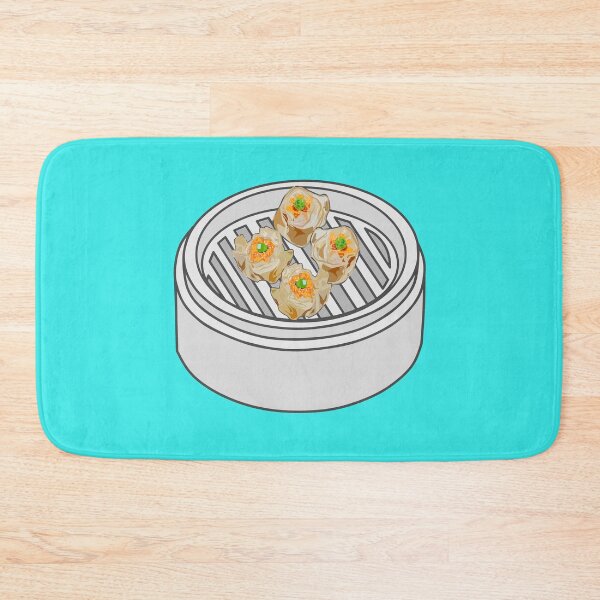Item preview, Shumai dim sum cartoon illustration designed and sold by Misscartoon.