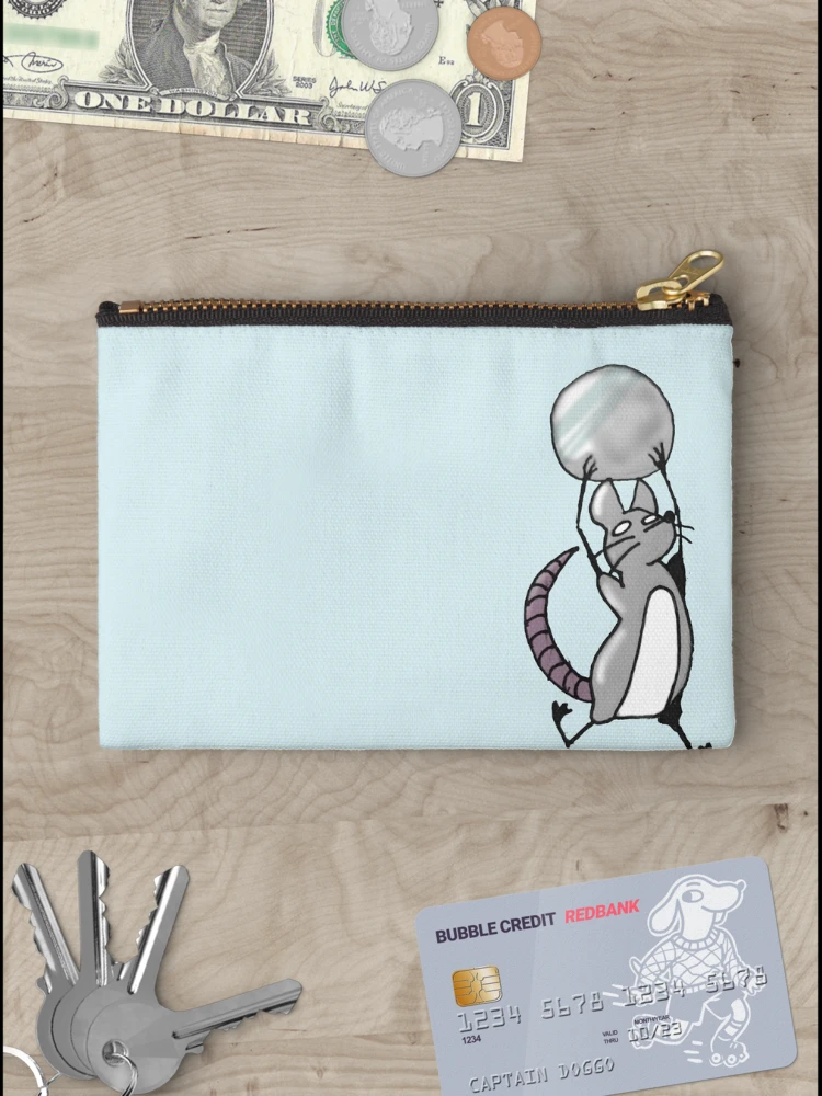 Thumbnail 3 of 4, Zipper Pouch, Robber Rat designed and sold by JavaDraws.