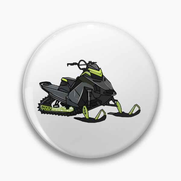Item preview, Snowmobile cartoon illustration designed and sold by Misscartoon.