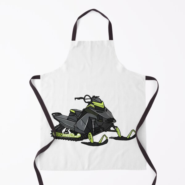 Item preview, Snowmobile cartoon illustration designed and sold by Misscartoon.