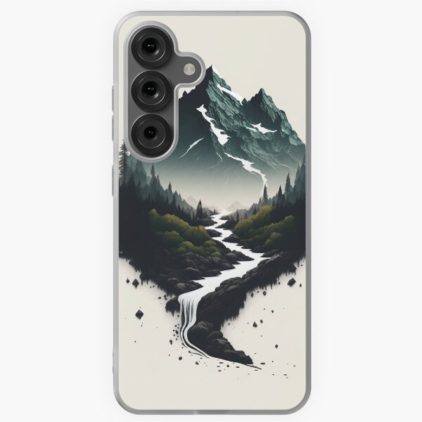 Item preview, Mountain and River  designed and sold by rukesdesigns.