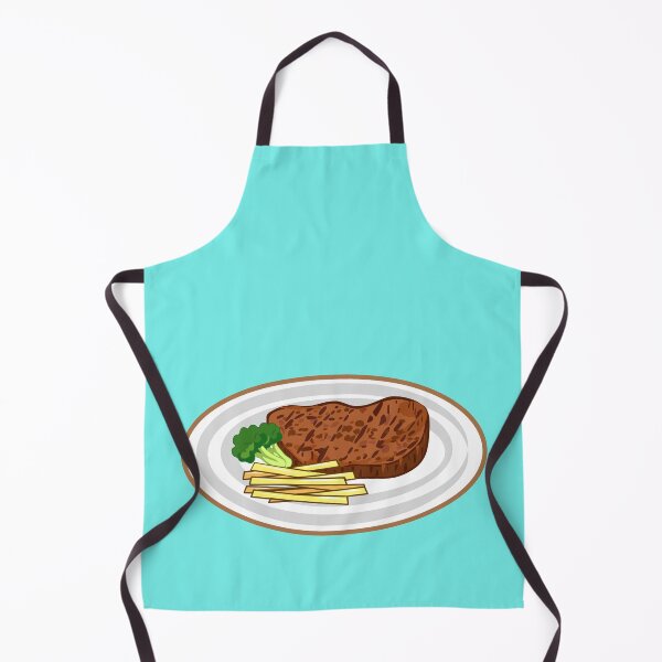Item preview, Steak cartoon illustration designed and sold by Misscartoon.