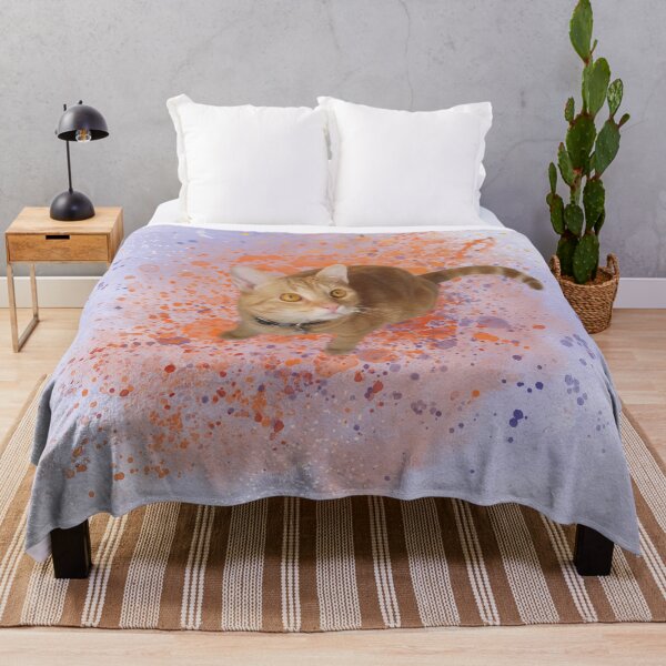 Item preview, Orange Tabby Cat Splash designed and sold by Elisabeth Lucas.